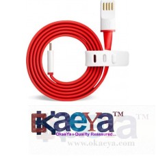 OkaeYa 1M Type C Charging & Data Sync USB Cable for Type C Enabled Devices (Red)